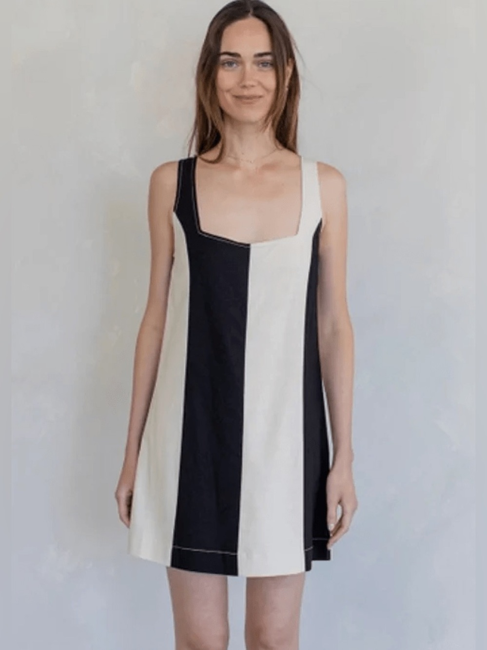 Things Between Black & White Chelsea Linen Dress